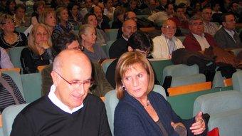 Josep Antoni Duran, ahir amb Núria de Gispert al consell nacional d'Unió Foto:REDACCIÓ