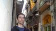 Llorenç Casanova fotografiat fa dies al carrer de Santa Maria Foto:A.M