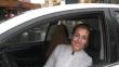 Olga Bach és taxista. Foto:E. C.