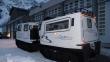 El Gicafer és un vehicle amfibi adaptat per la neu. Foto:M.M