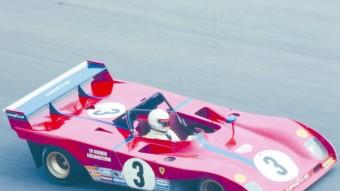 També al circuit de Vallelunga, el 312 P de Tim Schenken i Carlos Reutemann, que van ser segons, el millor resultat de Ferrari en aquella cursa. Foto:MARIO CHAVALERA