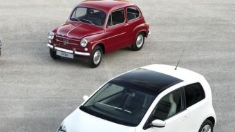 Els Seat 600 i Mii, en les variants de dues i quatre portes. Foto:SEAT