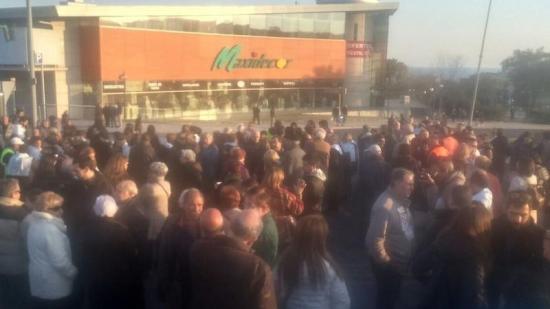 La manifestació del 12 de març a Mataró Foto:EL PUNT AVUI