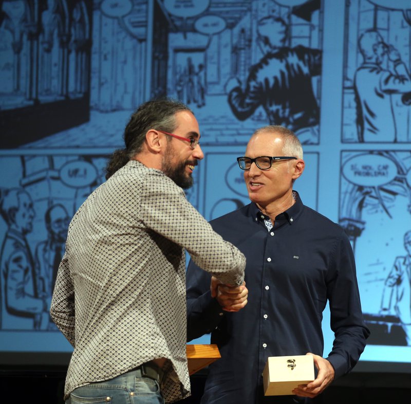 Imatge d'Ivan Garcia i Josep Pastells, els dos premiats.
