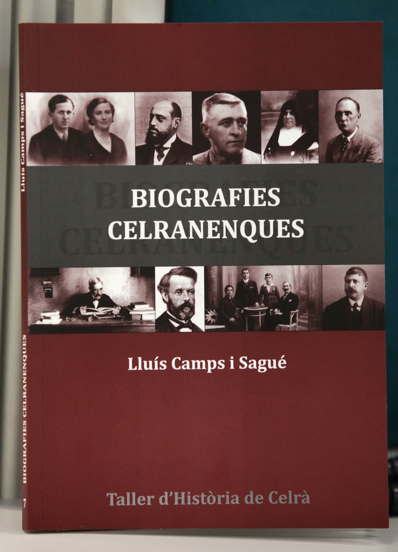 Imatge de la portada del llibre, editat pel Taller d’Història de Celrà.